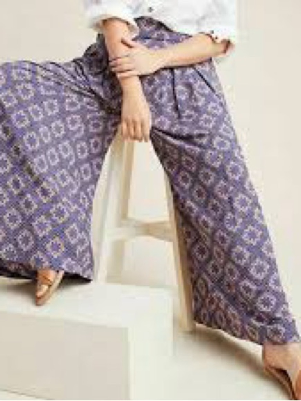 Anthropologie Maeve Terrace Wide Leg Pant - Picture 2 of 7